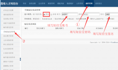 佳緣人才新增短信寶短信插件